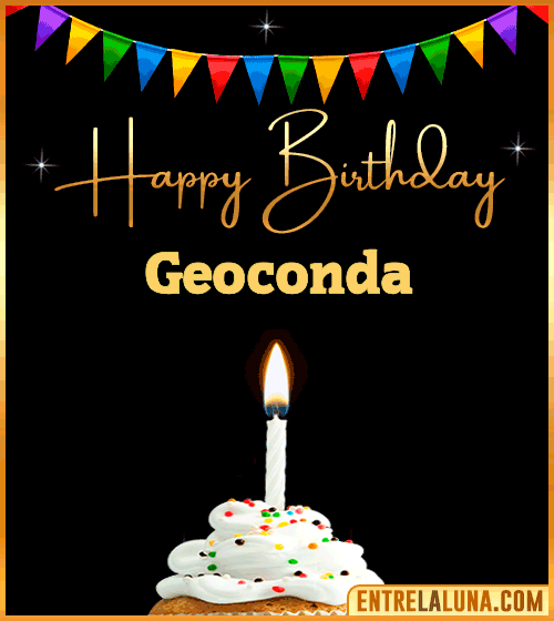 GiF Happy Birthday Geoconda